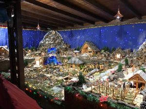 Il presepe dell'Agriturismo "Alla Strozza" di Gualdo