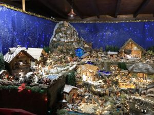 Il presepe dell'Agriturismo "Alla Strozza" di Gualdo
